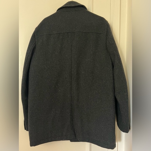 J. Crew mens university jacket (charcoal, L tall) - Picture 2 of 3